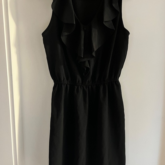 Kismet Black Mini Dress with Ruffles - Picture 2 of 3